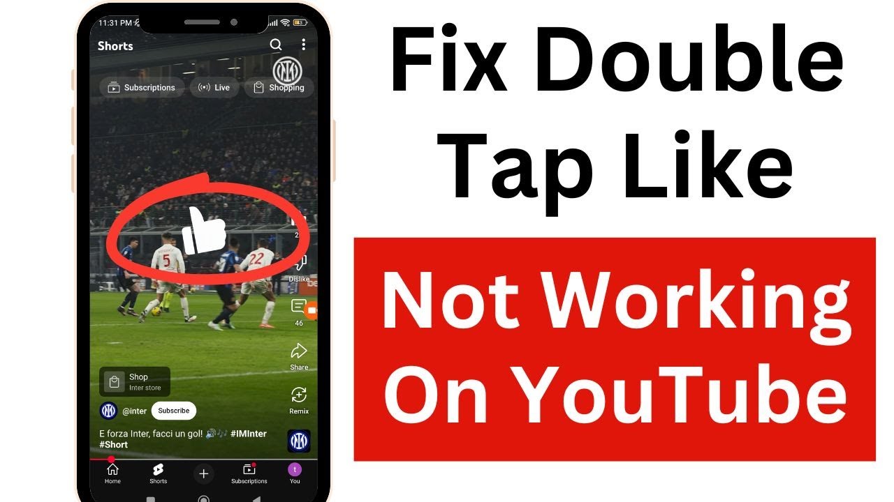 How To Solve Youtube Double Tap Like Not Working Youtube