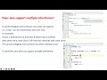 Does Java support multiple inheritance?
