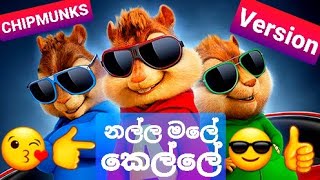 😘👉Nalla Male Kelle》Chipmunks Version[නල්ල මලේ කෙල්ලේ]👉Dilnuk Ranmila ft. Anjali Rajkumar😎👍