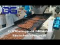 Extruded cereals cocoa puffs ball making machine corn pops processing plant