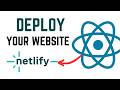 How to Deploy React Website FREE on Netlify | Deploy your website on Netlify