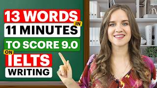 IELTS WRITING | 13 Essential Words YOU MUST KNOW for your IELTS Tasks 1\u00262 | BAND 9.0 VOCABULARY