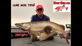 Joe Bucher's Lure Mods- Secret Tips- At The Musky Shop