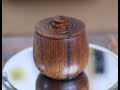 Turning a Miniature Lidded Container with Sam Angelo