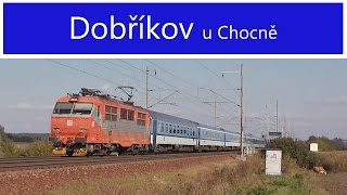 Vlaky u trati - Dobříkov u Chocně - 12.9.2015