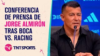 EN VIVO: Jorge Almirón habla en conferencia de prensa tras Boca vs. Racing