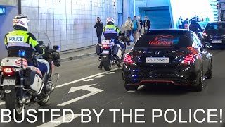 SR Swiss Mercedes C63S Gets BUSTED By The Police! + Burnout, Launch Control, Revs