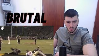 British Rugby Fan Reaction To The Most Brutal NFL Hits Ever | What's Tougher NFL or Rugby
