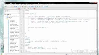 OOP PHP #25 : overloading method __callstatic