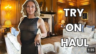 4k Transparent Haul /Try On Haul See Everything /Transparent Lingerie See through Try On New Trend