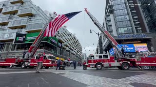 Fans make their way to Nationals Park ahead of game