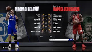 Israel 2K23: Hapoel Jerusalem - Maccabi Tel Aviv | הפועל ירושלים - מכבי תל אביב
