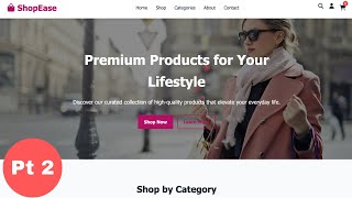 How to Create E-commerce website (part 2) using html , css and javascript