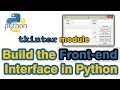 Build Python Graphic User Interface (GUI) by Tkinter
