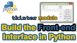Build Python Graphic User Interface (GUI) by Tkinter