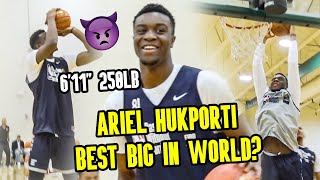 German NBA Prospect Ariel Hukporti Is UNSTOPPABLE! 6'11\