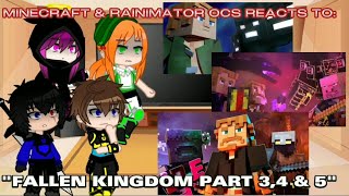 Minecraft & Rainimator Ocs reacts to 