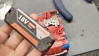 réparation de 2 batteries Bosch pro remplacement accus et équilibrage