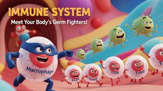 How Your Body Fights Germs! 🦠 Immune System Explained!