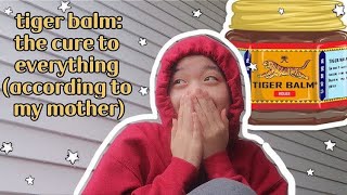 five ways i use tiger balm | college edition