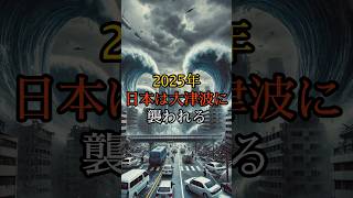 2025年 津波で日本が壊滅！ #都市伝説  #予言  #shorts