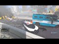 【gta5】日本風ネロ・カスタム警察！パトカー大集合で大追跡！最高速260キロごえ余裕！逃走車が爆発して高速道路の車が次々に大爆発！│警察官になる【ほぅ】