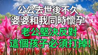 公公去世后不久，婆婆和我同时怀孕，老公坚决反对，这个孩子必须打掉！【幸福年华】#幸福年華 #深夜讀書 #幸福人生 #為人處世 #生活經驗 #情感故事 #家庭故事