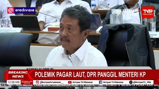 Jawaban Menteri KP Setelah Dihujani Pertanyaan Dari Anggota DPR Komisi IV DPR RI