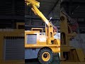 robotic wet shotcrete machine with the color of yellow