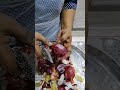 Asmr unwraping purple onions #satisfiyng #ytshorts #viralvideos