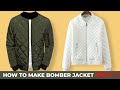 MAKE A BOMBER JACKET (part 1) | learn how to make a wind breaker jacket