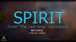 Spirit - Beyonce (The Lion king Soundtrack) Lyrics