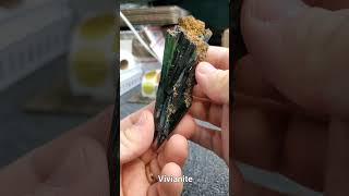 Vivianite...a beautiful green crystal!