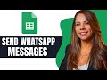 How to Send Whatsapp Messages From Google Sheets Automatically (Step by Step)
