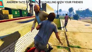 GTA 5 ANDREW TATE CATCHES YOU CHILLING #andrewtate #topg #andrewtategta #andrewtatefight #bugatti