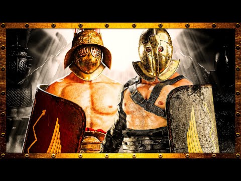 What weapons did they use in gladiator fights?