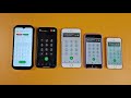 ONE BIG VS QUAD APPLE INCOMING CALL DOOGEE S CYBER VS IPHONE 15 PRO MAX 8 PLUS 7 SE AT THE SAME TIME