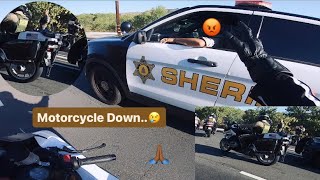 MOTORCYCLE CRASH!🚨🙏🏾NEW Tires On The Gixxer🔥*Dunlop Q5S Review* #motorcyclecrash #gsxr750 #motovlog