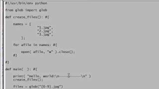 Python [glob] The Glob Module
