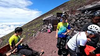 [富士山]富士宮口元祖七合目山口山荘前 2023.7.31.