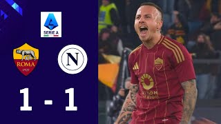 Roma-Napoli (1-1) Highlights | Serie A 2025 | Partita Highlights oggi!