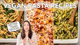 Upgrading *that* TikTok Pasta | 3 Vegan Recipes