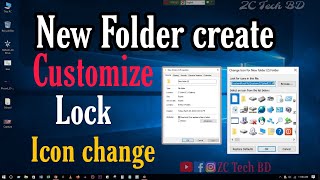 Folder Create Customize and Lock || নতুন ফোল্ডার কাস্টমাইজ করুন ইচ্ছে মত #computer #folder #msword