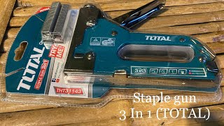 Review staple gun 3 in 1 แม็กซ์ยิงอย่างดี THT31143 จาก Total