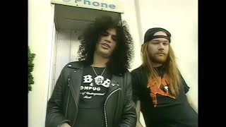 Guns N' Roses: RIP Magazine - Axl Rose & Slash (1980's Funny Retro TV Commercial) [HQ/HD/4K]