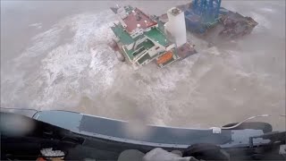 12 bodies found after Typhoon Chaba sinks offshore vessel in S China