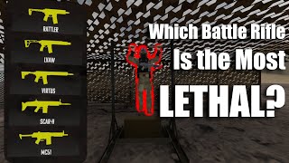 Which Battle Rifles Are The Strongest in Tactical Assault VR?