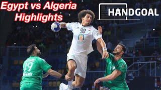 بطولة أفريقيا لكرة اليد ٢٠٢٢ | ملخص ربع النهائي مصر و الجزائر Egypt VS Algeria Handball 2022
