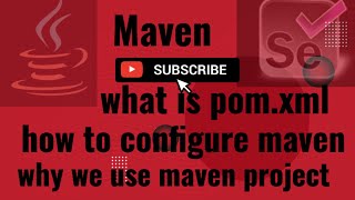 Maven // Build Tool // How to write first Selenium WebDriver code using Maven - POM Dependency