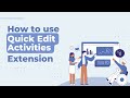 Quick edit activities Extension for Vtiger - Tutorial - VTDEV